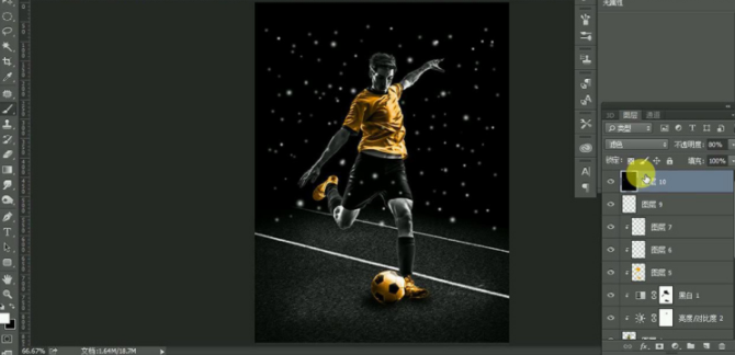 如何用PS制作足球海报呢？球赛海报的制作要求是什么？-第9张图片-欧洲杯赛程表|欧洲杯直播|CCTV5在线直播